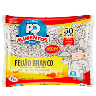 FEIJAO BRANCO PQ PCT 1KG