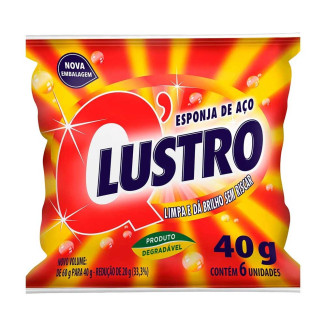Lã de Aço Q´Lustro Pacote...