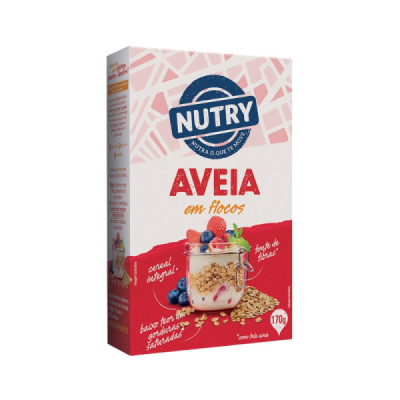 AVEIA EM FLOCOS NUTRY CXT 170G